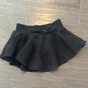 Black toddler capezio dance skirt